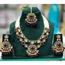 Manisha Jewellery Royal Polki Kundan Stone And Beads Necklace Set