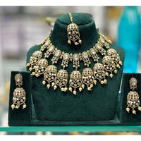 Manisha Jewellery Royal Polki Kundan Stone And Beads Necklace Set