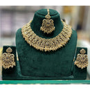 Manisha Jewellery Royal Crystal Stone Pearl And Beads Necklace Set