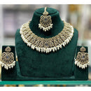 Manisha Jewellery Royal Crystal Stone Pearl And Beads Necklace Set