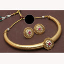 Manisha Jewellery Royal Pota Stone Designer Necklace Set