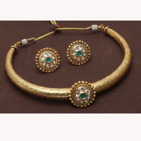 Manisha Jewellery Royal Pota Stone Designer Necklace Set