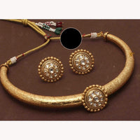Manisha Jewellery Royal Pota Stone Designer Necklace Set