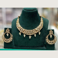 Manisha Jewellery Royal Polki Kundan Stone And Pearl Necklace Set