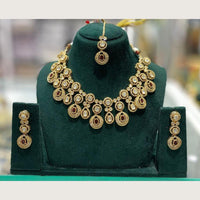 Manisha Jewellery Royal Polki Kundan Stone Necklace Set