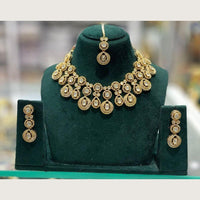 Manisha Jewellery Royal Polki Kundan Stone Necklace Set