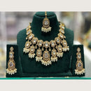 Manisha Jewellery Royal Polki Kundan Stone And Beads Necklace Set