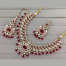Manisha Jewellery Glam Pota Stone Pearl And Beads Designer Necklace Set