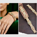 Manisha Jewellery Premium Polki Kundan Austrian Stone Adjustable Bracelet