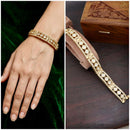 Manisha Jewellery Premium Polki Kundan Austrian Stone Adjustable Bracelet