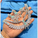 Manisha Jewellery Stylish American Diamond Designer Necklace Set