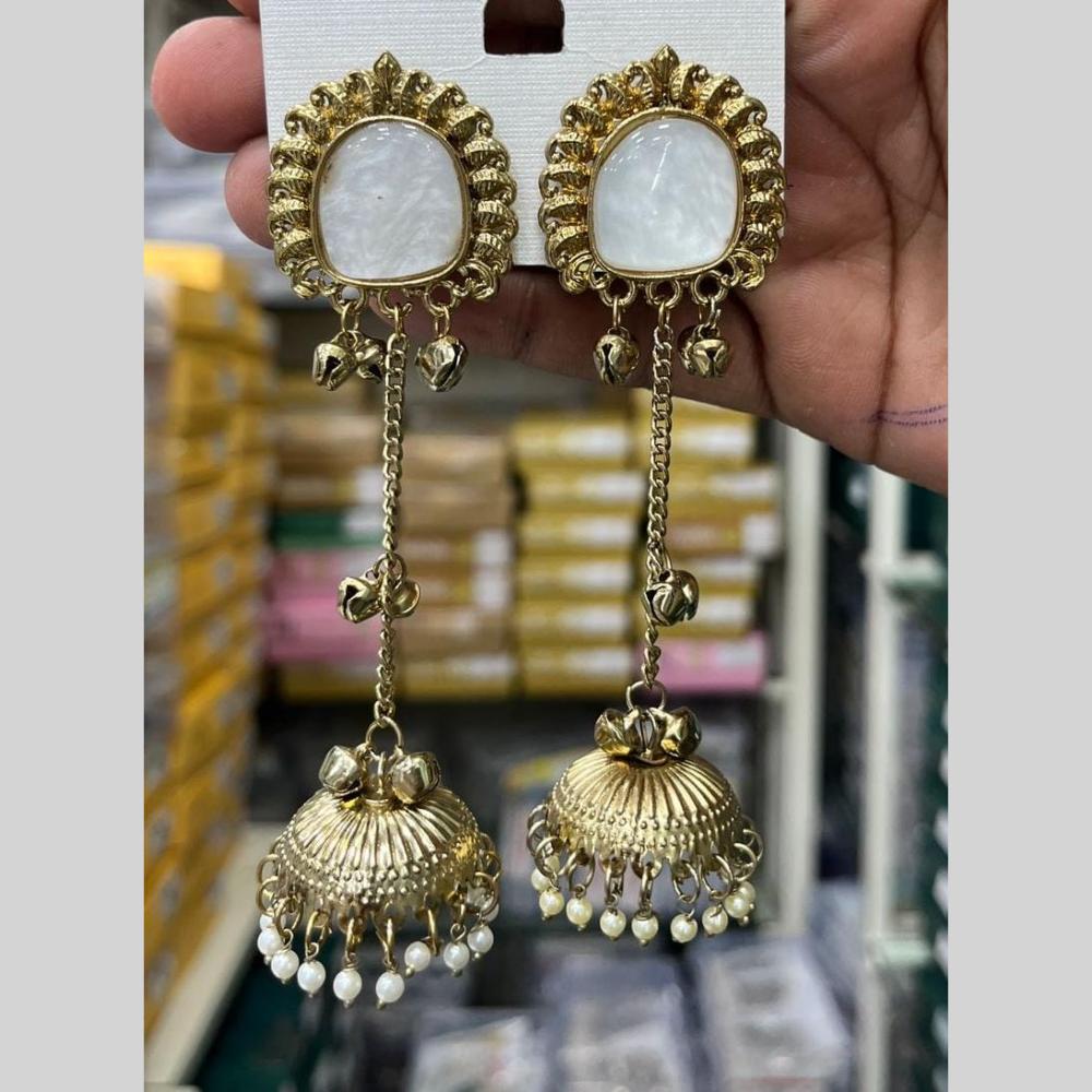 Manisha Jewellery Grand Ghungroo Jhumki Earrings