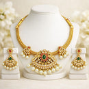 Manisha Jewellery Trendy Pota Stone And Beads Necklace Set