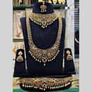 Manisha Jewellery Pota Stone And Pearl Combo Set