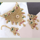 Manisha Jewellery Trendy Kundan Stone And Pearl Choker Necklace Set