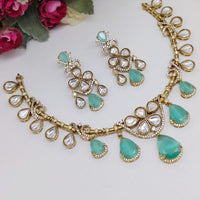 Manisha Jewellery Royal Crystal Stone Statement Necklace Set