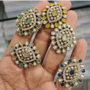 Manisha Jewellery Pota Stone And Austrian Stone Statement Ring for Women