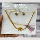 Manisha Jewellery Gold Plated Elephant Design Necklace Set