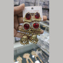 Manisha Jewellery Royal Ethnic Pota Stone And Ghungroo Jhumki Earrings