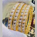 Manisha Jewellery Designer Kundan Stone Bangles Set