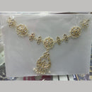 Manisha Jewellery Premium Kundan Stone And Pearl Damini Maangtikka