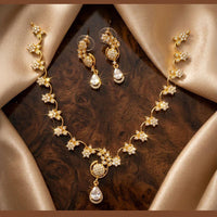 Manisha Jewellery Royal Austrian Stone Designer Necklace Set