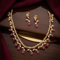 Manisha Jewellery Royal Austrian Stone Designer Necklace Set