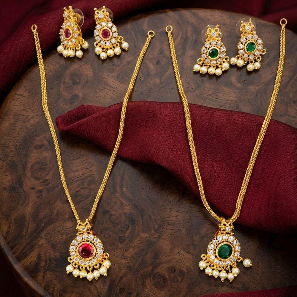 Manisha Jewellery Royal Pota Stone And Pearl Designer Necklace Set