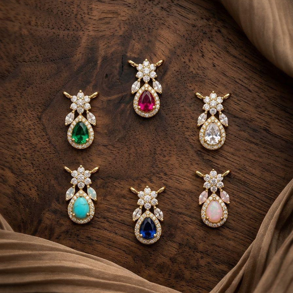 Manisha Jewellery Premium Designer American Diamond Pendant