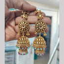 Manisha Gold Plated  Kan Chain Jhumki Earrings