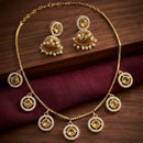 Manisha Gold Plated  Austrian Stone Necklace Set