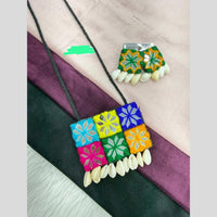 Manisha Jewellery Tribal Mirror And Shell Fashion Necklace Set