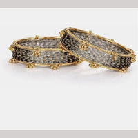 Manisha Jewellery Classic Kashmiri Glass Bangles Set for Ethnic Wear