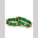 Manisha Jewellery Classic Kashmiri Glass Bangles Set for Ethnic Wear