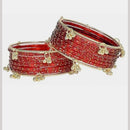 Manisha Jewellery Classic Kashmiri Glass Bangles Set for Ethnic Wear