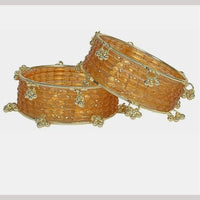 Manisha Jewellery Classic Kashmiri Glass Bangles Set for Ethnic Wear