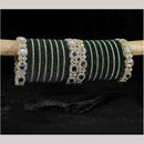 Manisha Jewellery Premium Kundan Stone And Velvet Bangles Set
