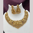 Manisha Jewellery Royal Pota Stone Temple Designer Necklace Set
