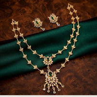 Manisha Jewellery Royal American Daimond Necklace Set