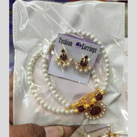 Manisha Jewellery Austrian Stone And Beads Kids Necklace Set