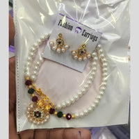 Manisha Jewellery Kundan Stone Pearl And Beads Dangler Earrings