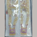 Manisha Jewellery Designer Kundan Stone And Pearl Meenakari Long Necklace Set