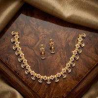 Manisha Jewellery Luxury Austrian Stone Necklace Set