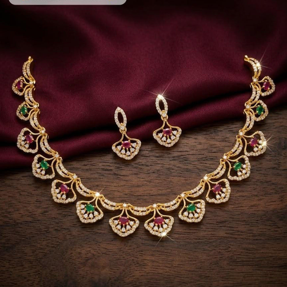 Manisha Jewellery Luxury Austrian Stone Necklace Set