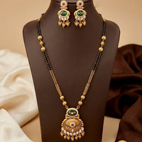 Manisha Jewellery Elegant Pota Stone And Beads Mangalsutra