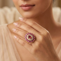 Manisha Jewellery Classic American Daimonds Ring