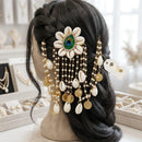 Manisha Jewellery Beautiful Austrian Stone And Shell Hair Accessories
