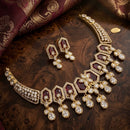 Manisha Jewellery Elegant American Daimond Necklace Set 