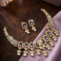 Manisha Jewellery Elegant American Daimond Necklace Set