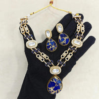 Manisha Jewellery Polki Kundan Stone Meenakari Designer Necklace Set
